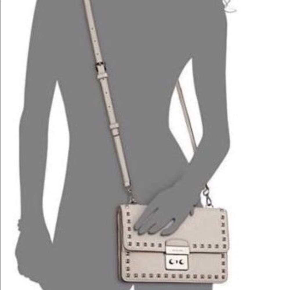 Blue/grey Michael Kors cross body purse